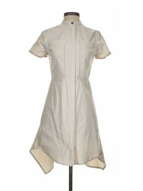 Anatomie Charmaine Cream Fit And Flare High Low Dress Size Small